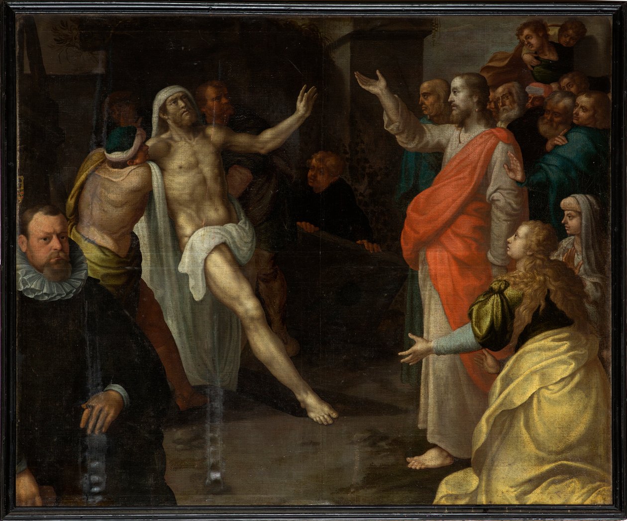 Sognekirke (Saint Julien kirke). Interiør. Maleri. av Unbekannter Künstler