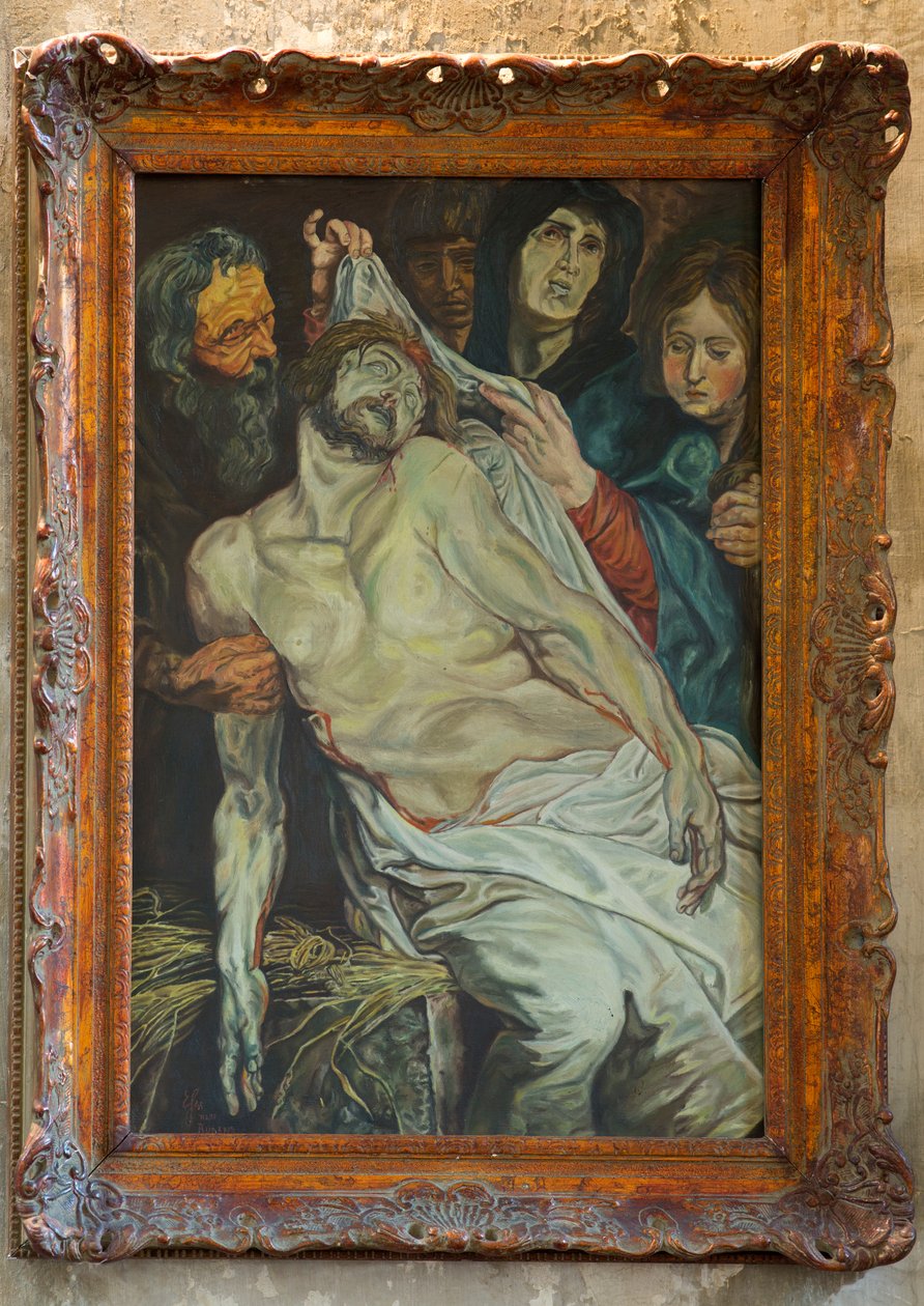 Sognekirke (Saint Hermes Parish Church). Interiør. av Unbekannter Künstler