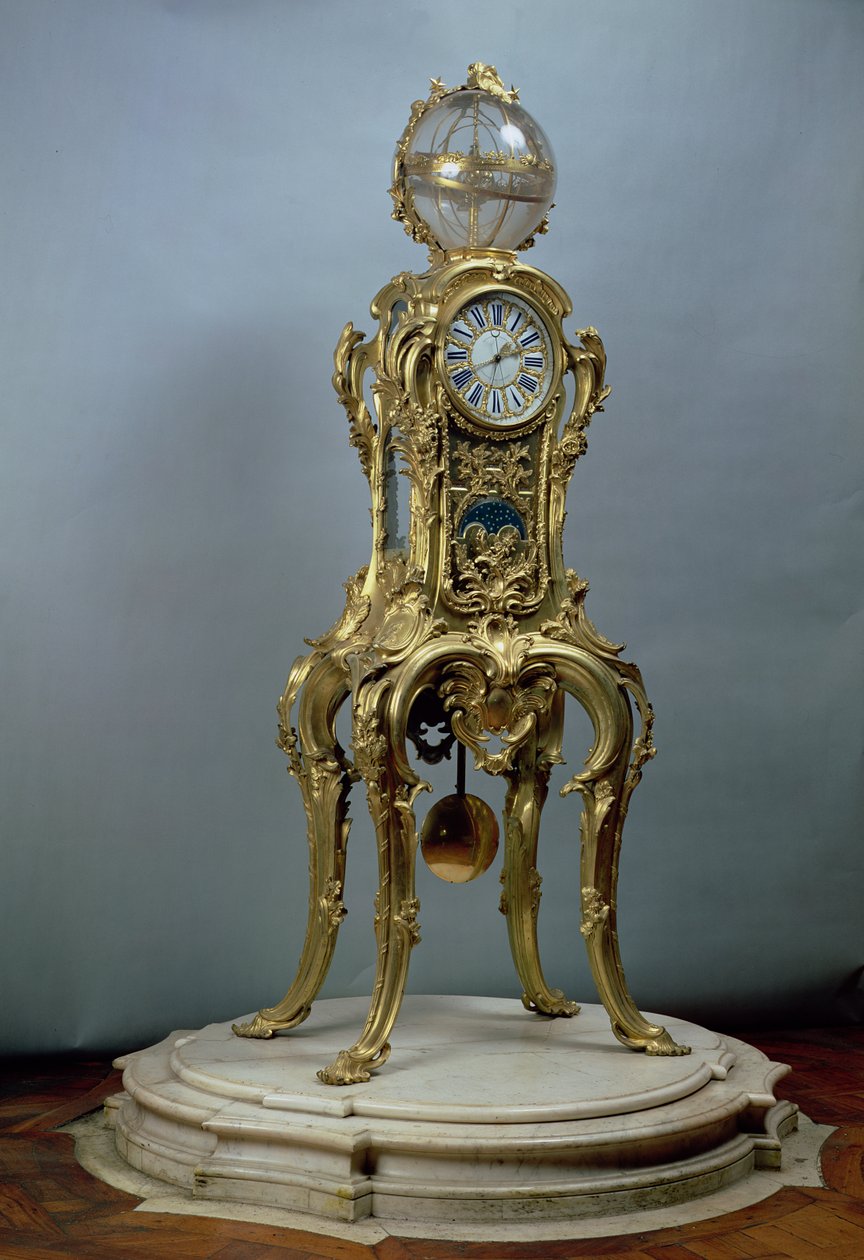 Passament astronomisk klokke laget av Jacques Caffieri (1678-1755) for Louis XV av Frankrike av Unbekannt