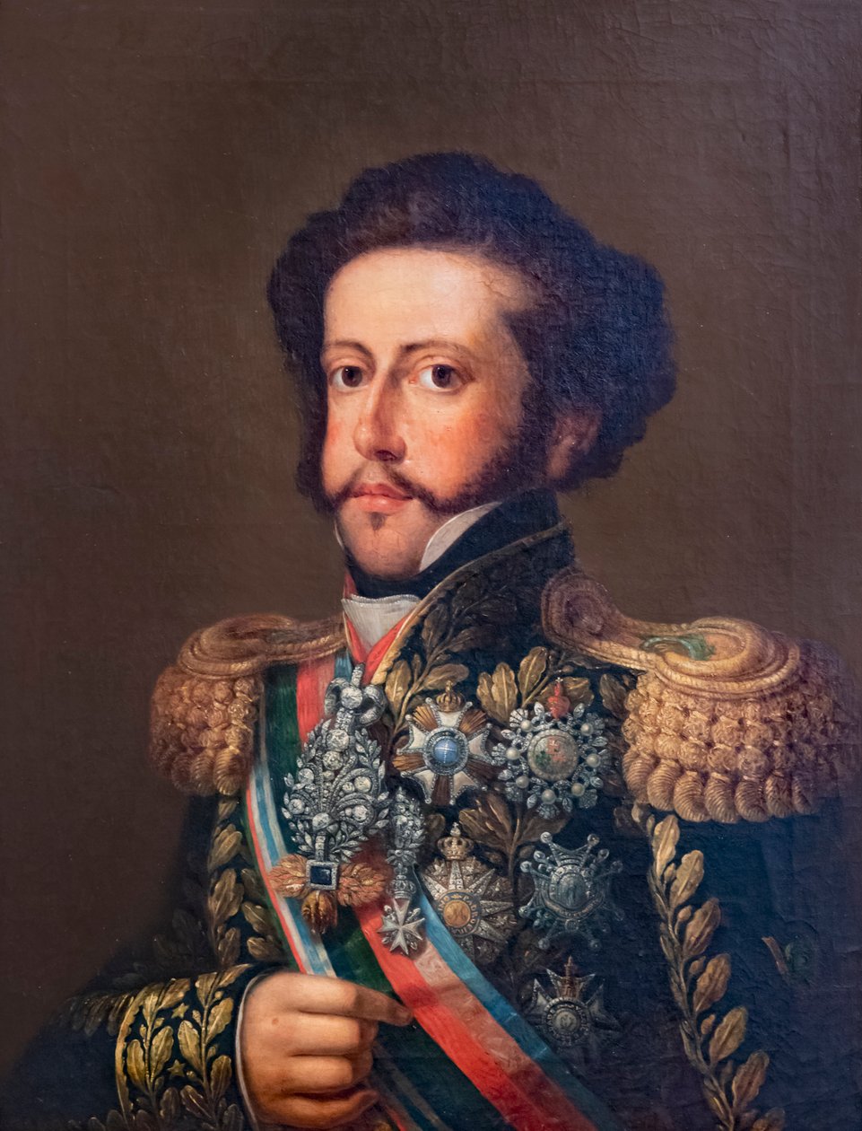 Pedro I fra Brasil og IV av Portugal. Portrett. av Alec Hunter
