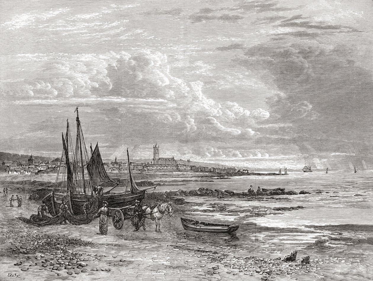 Penzance, Cornwall, England på slutten av 1800-tallet, fra Our Own Country publisert 1898 av Unbekannt