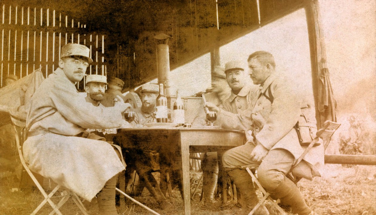 Fotografi fra et personlig album av en infanteriløytnant under de første månedene av første verdenskrig av Unbekannt