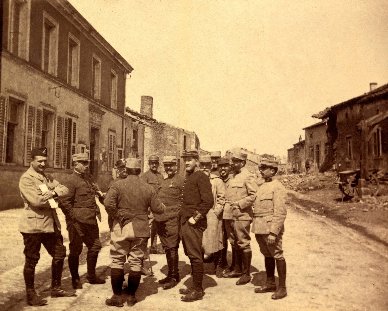 Fotografi fra et personlig album av en infanteriløytnant under de første månedene av første verdenskrig av Unbekannt