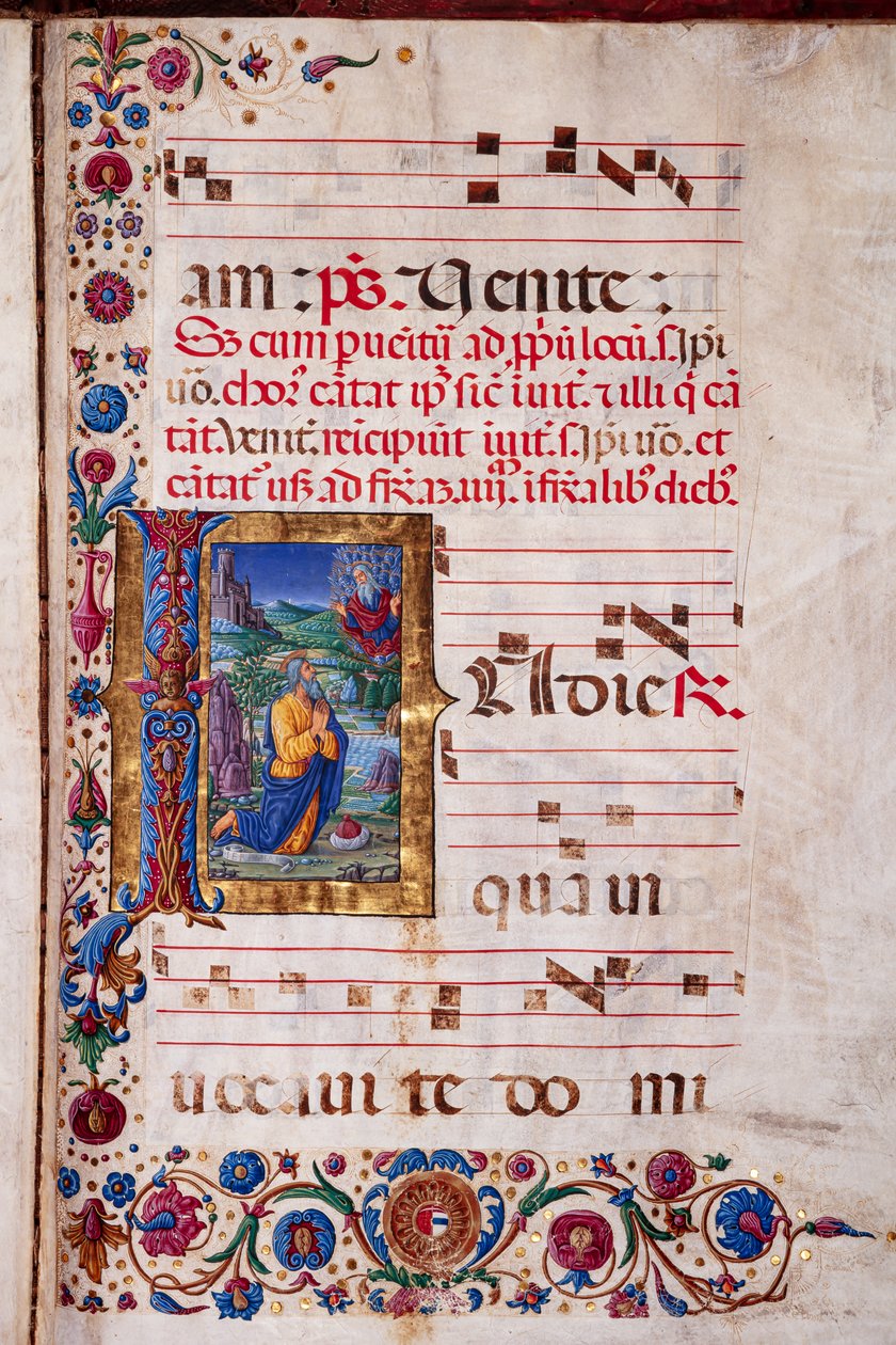 Piccolomini bibliotek: Korbok, torsk. 7.G, ff. 40v med "Jeremiah