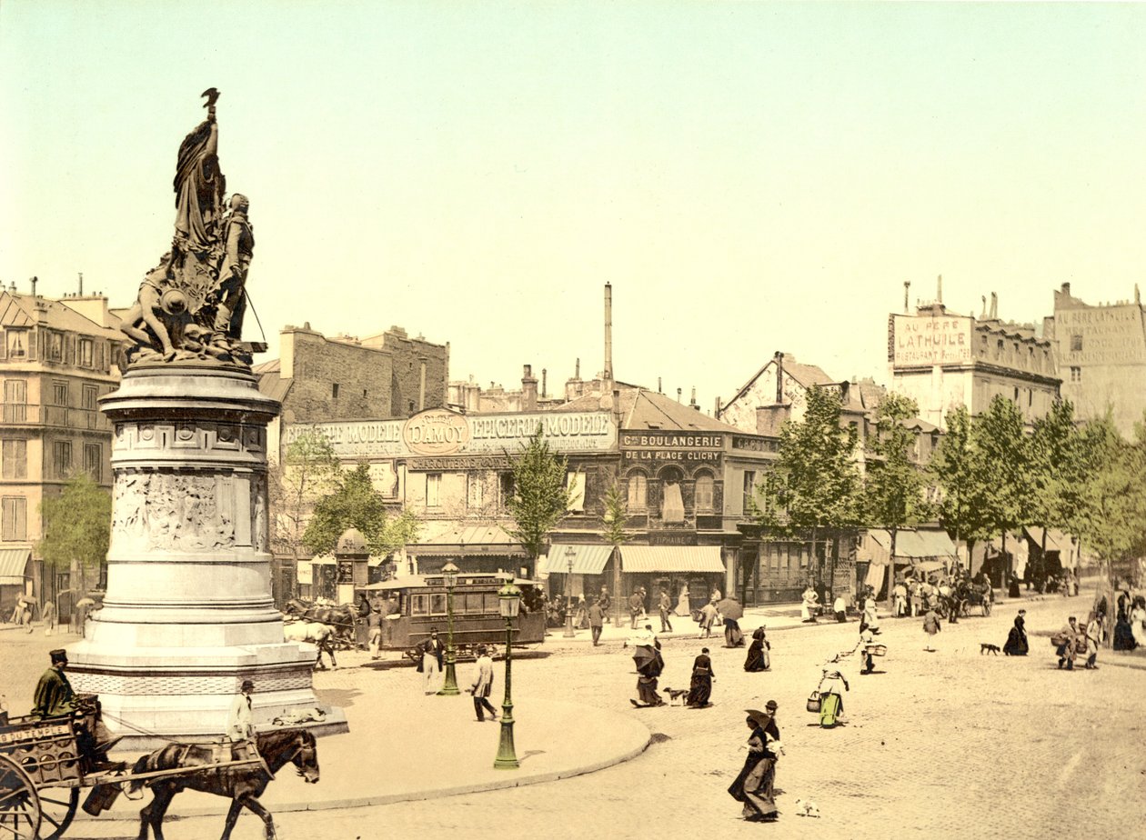 Place Clichy i Paris av Unbekannt