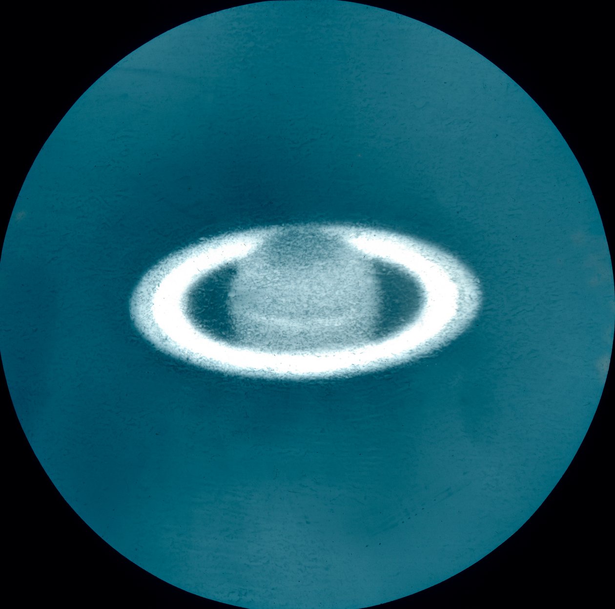 Planeten Saturn. av Unbekannter Künstler