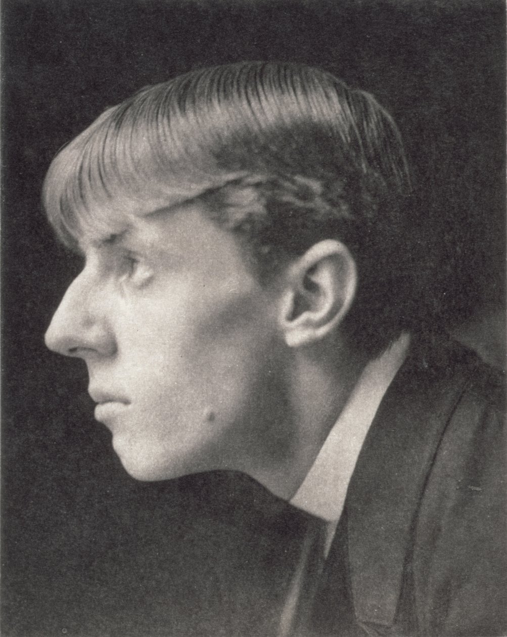 Portrett av Aubrey Beardsley (1872-98) av Frederick Evans (1853-1943) (sepiafoto) av Unbekannt