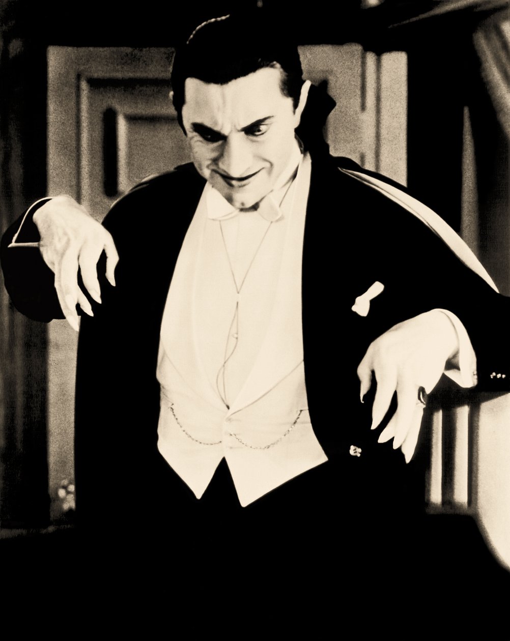 Portrett av Bela Lugosi, ca. 1930 (sepia-bilde) av Unbekannt