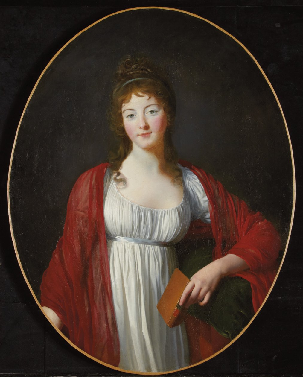Portrett av Diane de Simiane, ca. 1800 av Unbekannt