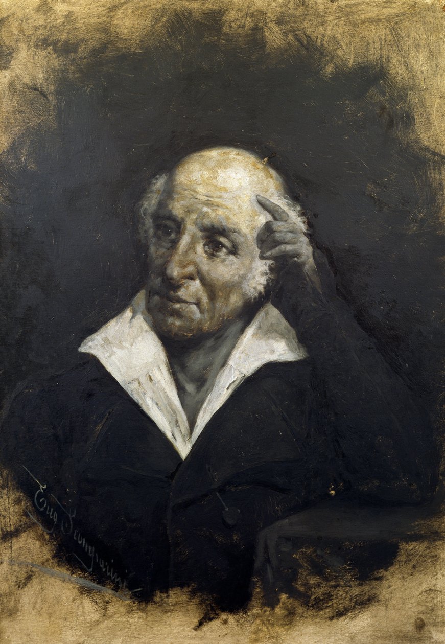 Portrett av Domenico Rossetti (Trieste 1774-1842), italiensk politiker og jurist av Benjamin Baud