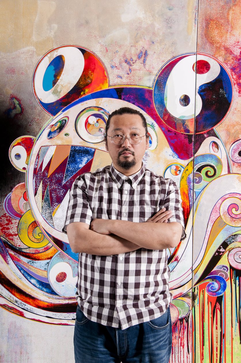 Portrett av den japanske kunstneren Takashi Murakami, 2010 (bilde) av Benjamin Baud