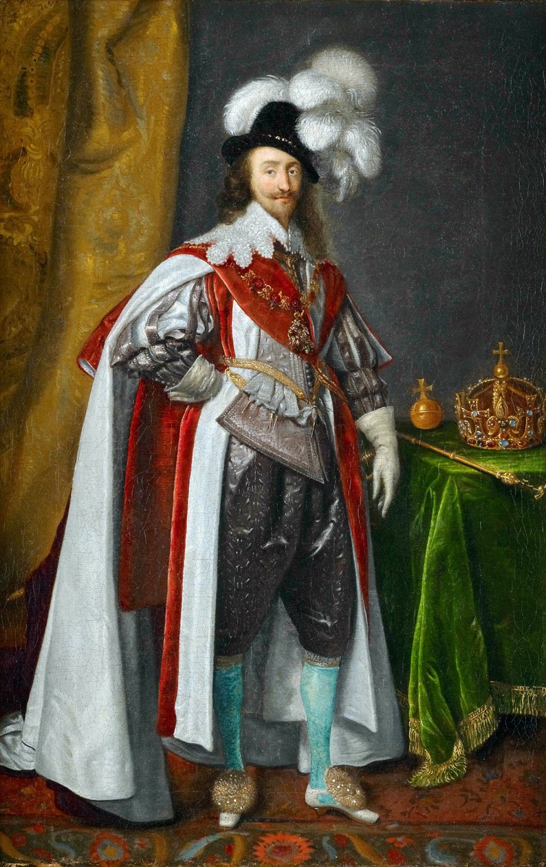 Portrett av kong Charles I av England av Unbekannt