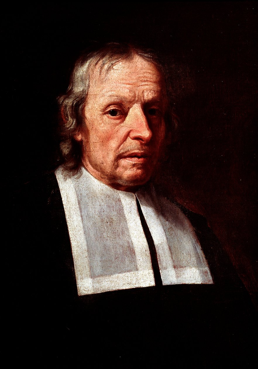 Portrett av Marcello Malpighi, italiensk lege og biolog (maleri) av Unbekannter Künstler