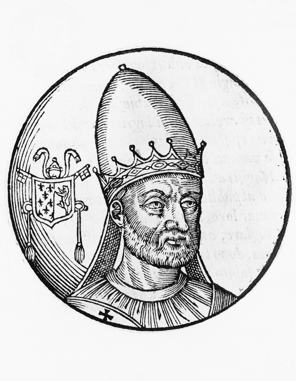 Portrett av Martin IV (Simon av Brion, ca. 1210-1285) av William M. Timlin