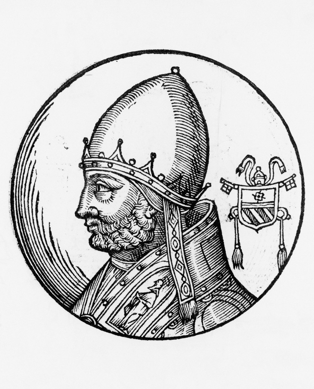 Portrett av Nicholas III (Giovanni Gaetano Orsini, ca 1216-1280) av William M. Timlin