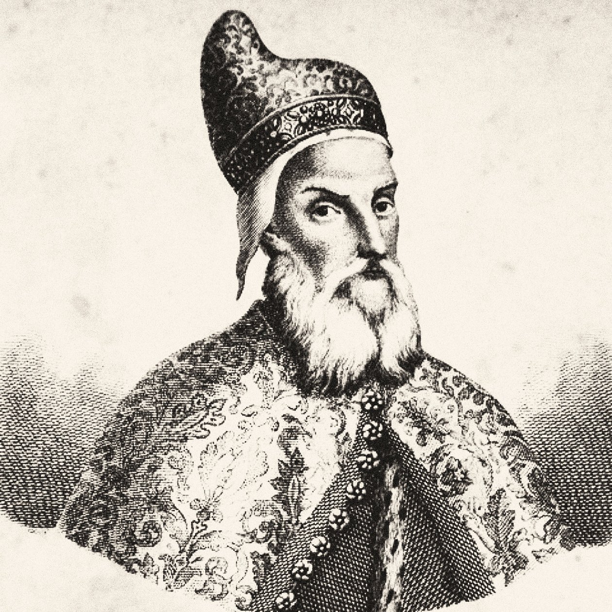 Portrett av Pasquale Cicogna (litho) av Unbekannt