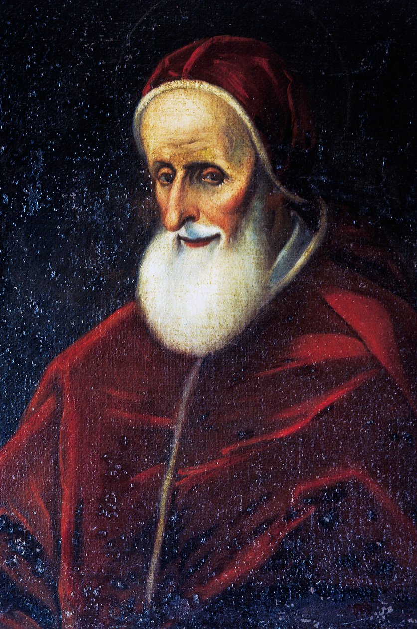 Portrett av pave Pius V (Bosco Marengo av Benjamin Baud