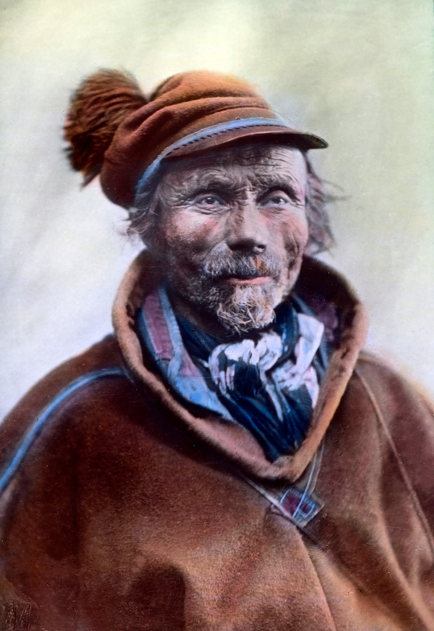 Portrett av en gammel mann i Finland av Unbekannter Künstler