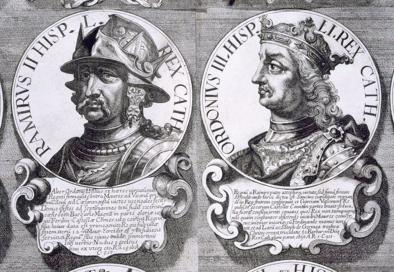 Portretter av Ramiro II og Order III av Unbekannt