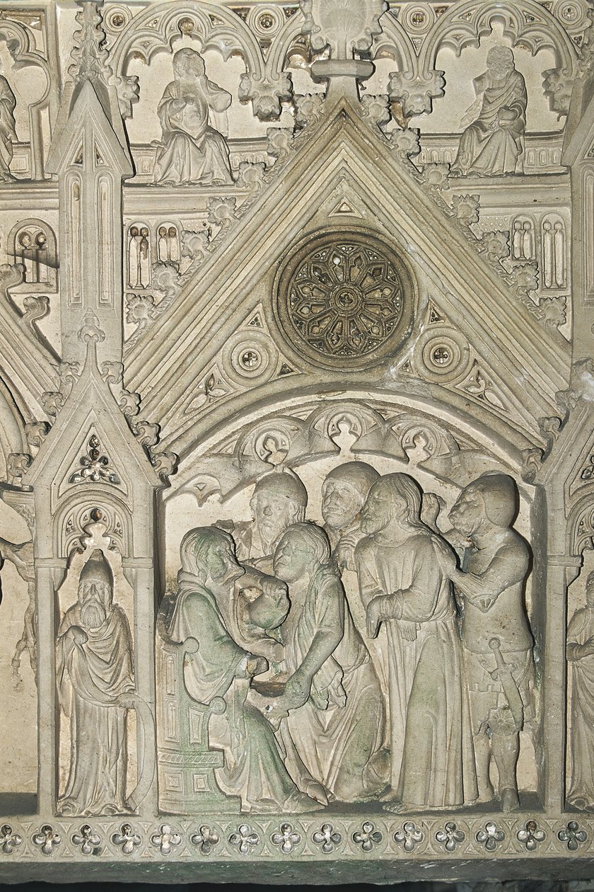 Portugal - Alcobaça. Graven til Ines de Castro ved klosteret Santa Maria av Benjamin Baud