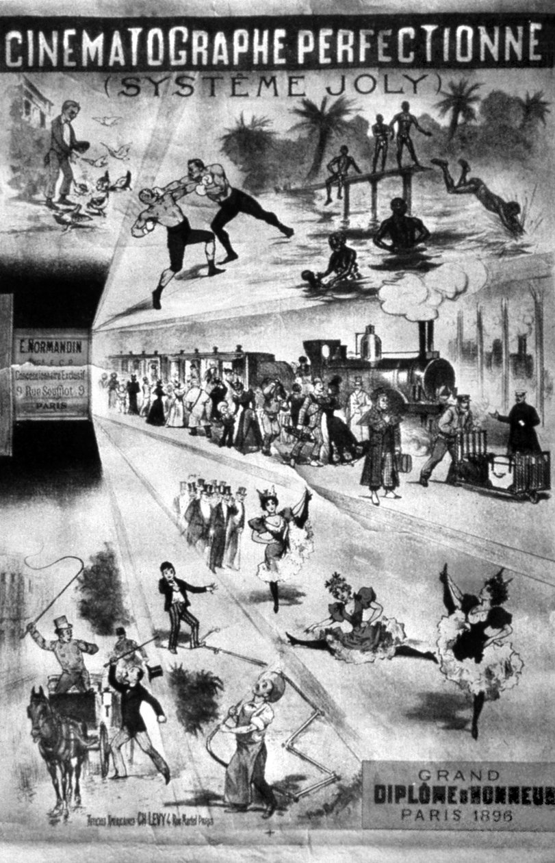 Plakat for Joly-systemet ble utviklet i 1896 for å utgjøre en trussel mot Lumiere-systemet av Unbekannt