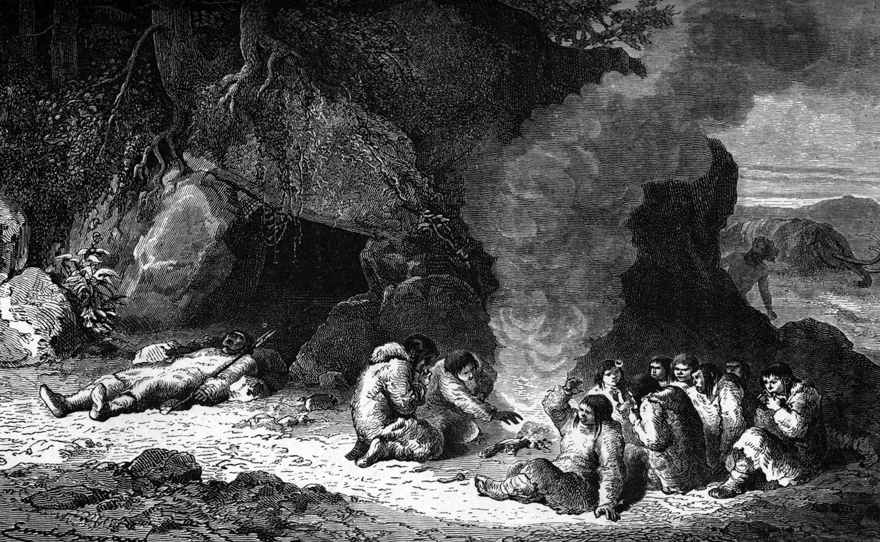 Forhistorie: begravelsesbankett av Unbekannter Künstler