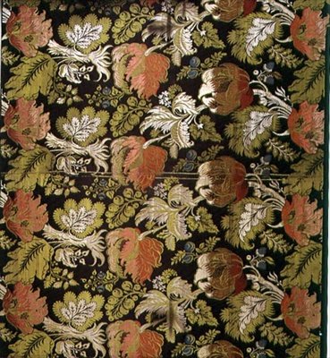 Trykket bomullsdekke fra Coromandel-kysten, ca. 1800 av Nicolas d