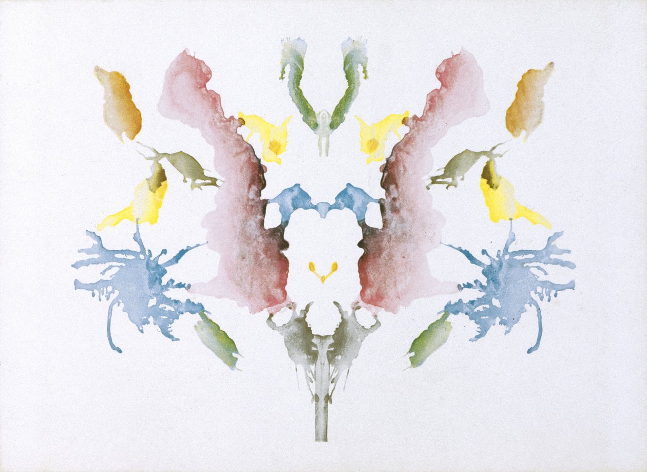 Psykologiske tester Rorschach blekkflekk test av Unbekannt