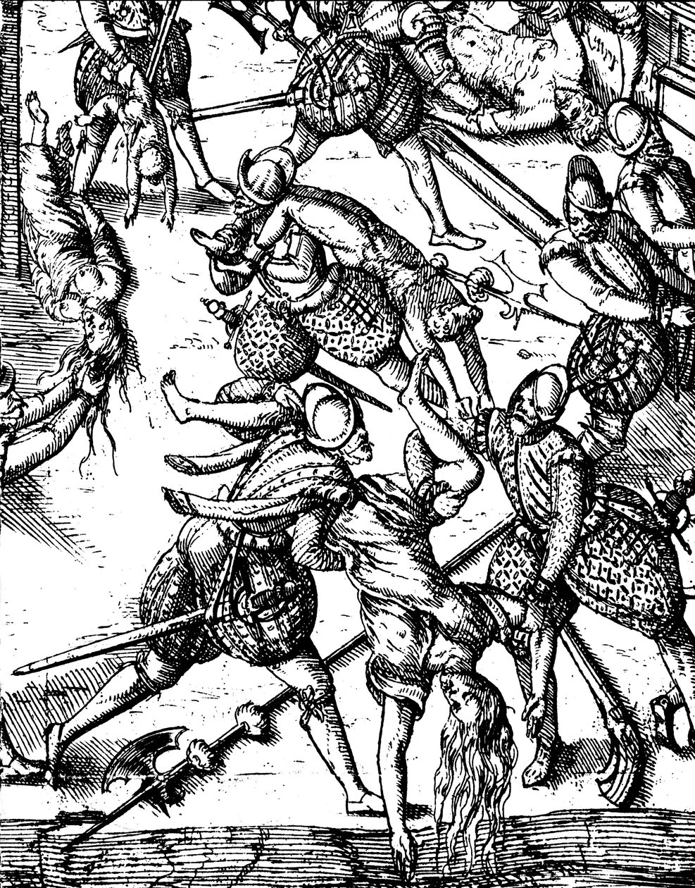 Religious wars. Massacre of St. Barthelemy (St-Barthelemy, Saint Barthelemy), August 24 av Unbekannt