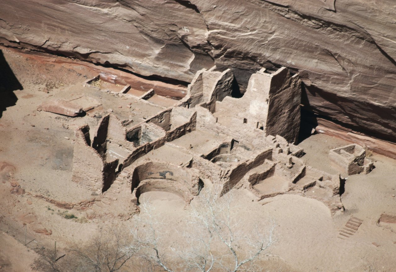 Rester av Antelope House, Canyon de Chelly National Monument, Navajo Indian Reservation, Arizona, USA (bilde) av Benjamin Baud