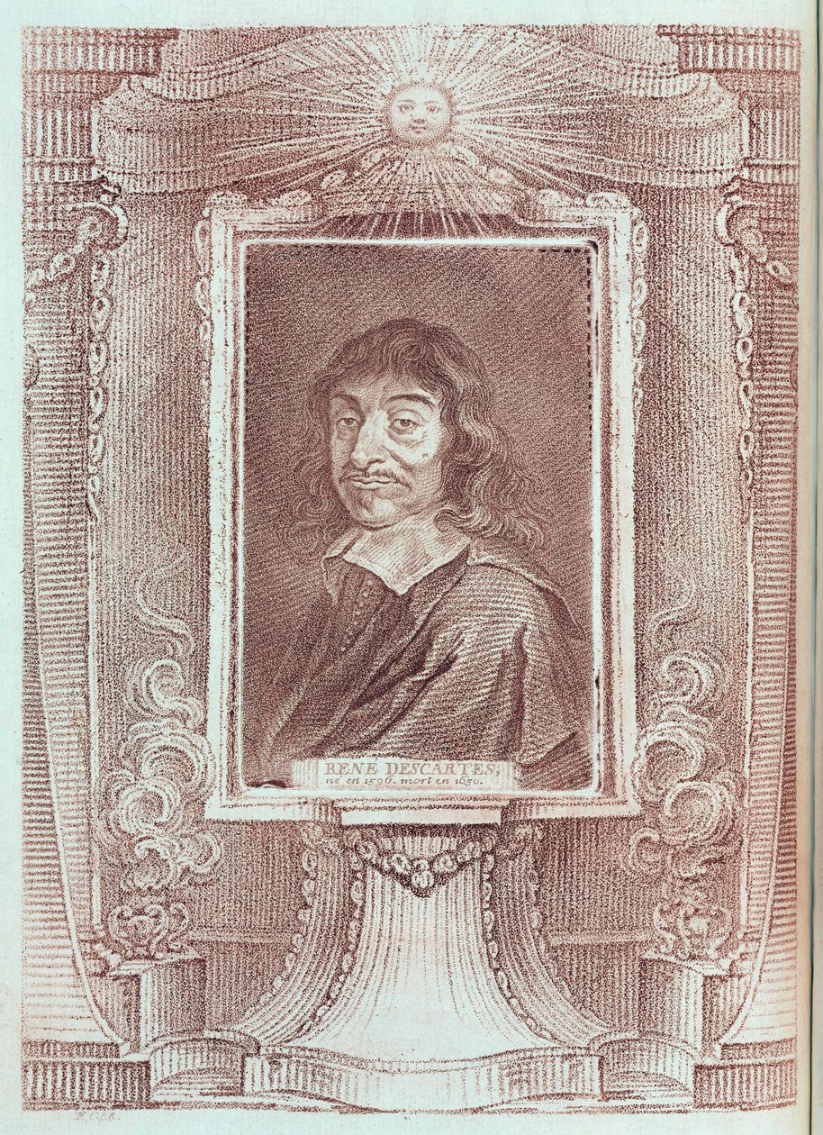 Rene Descartes , fransk filosof og matematiker, ca 1630 av Unbekannt