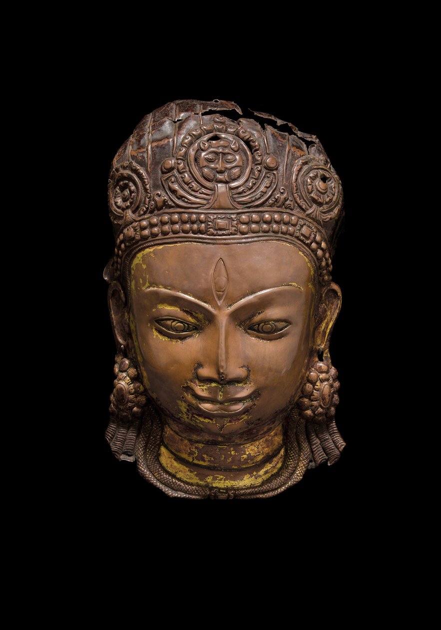 Repouse maske av Shiva, ca. 1000-tallet av Unbekannt