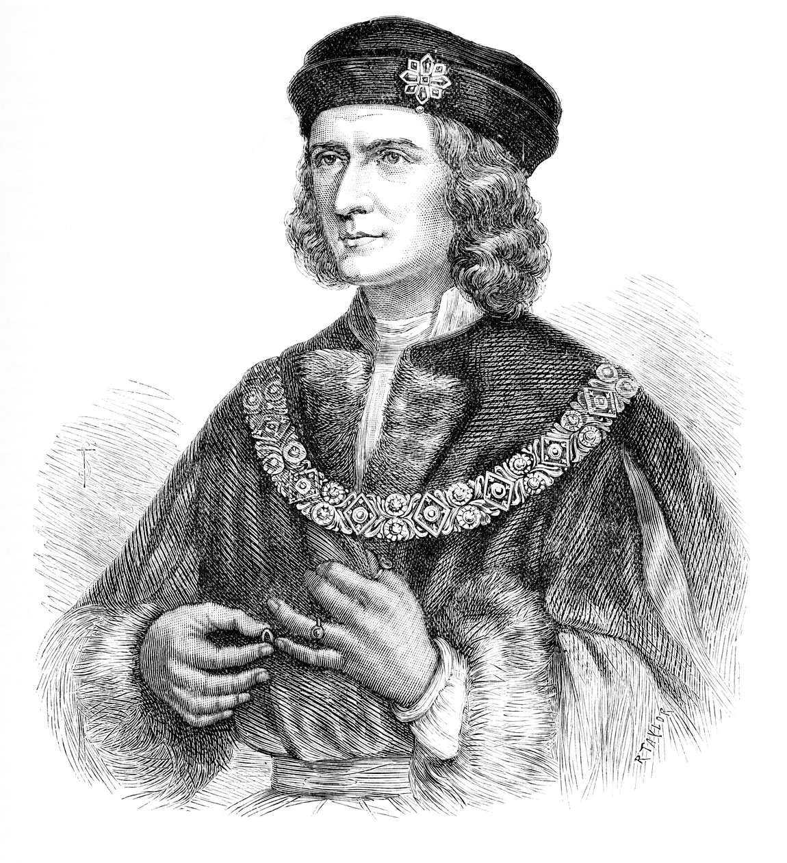 Richard III, konge av England (gravering) av Unbekannter Künstler