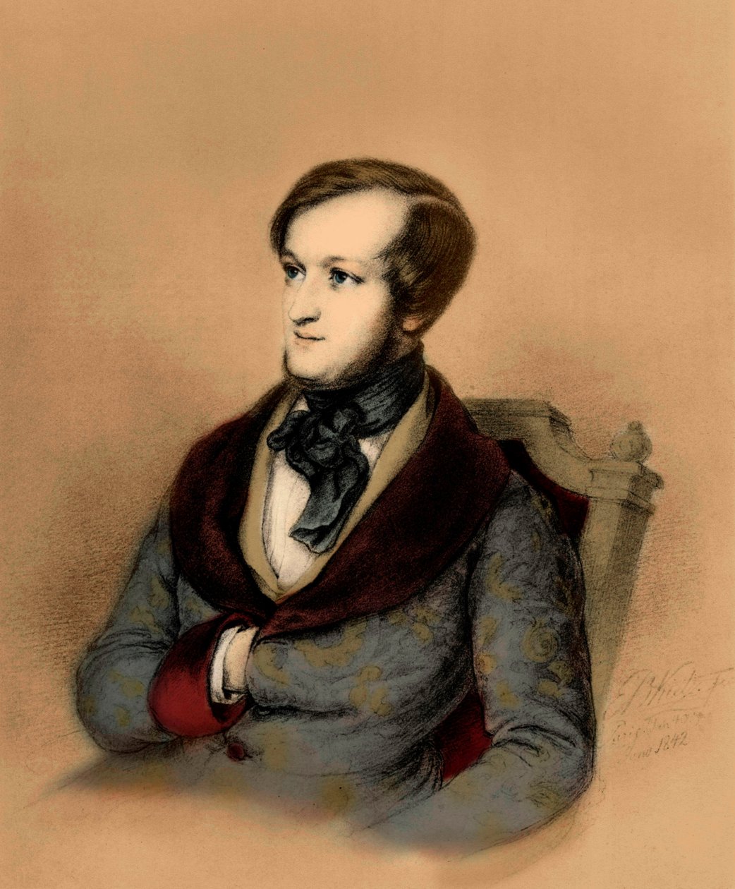 Richard Wagner i Paris av Unbekannter Künstler