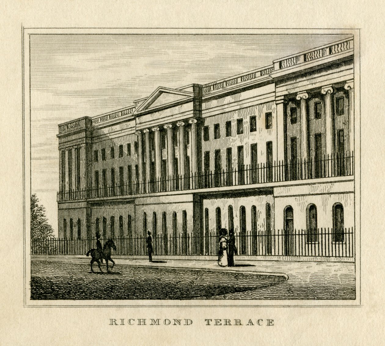 Richmond terrasse av Unbekannt
