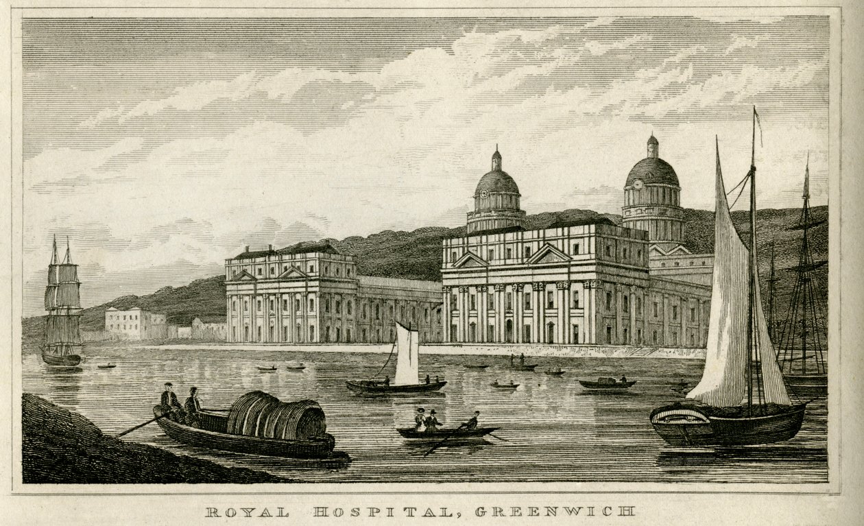 Royal Hospital, Greenwich av Unbekannt