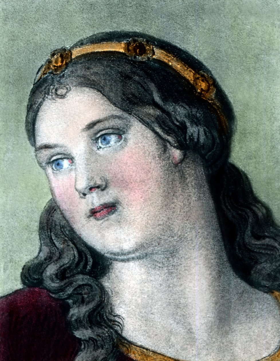 Saint Elizabeth som tenåring av Unbekannter Künstler