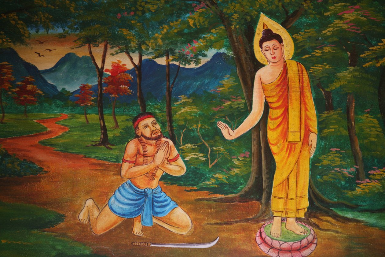 Scene fra livet til Buddha Vientiane Laos av Unbekannt
