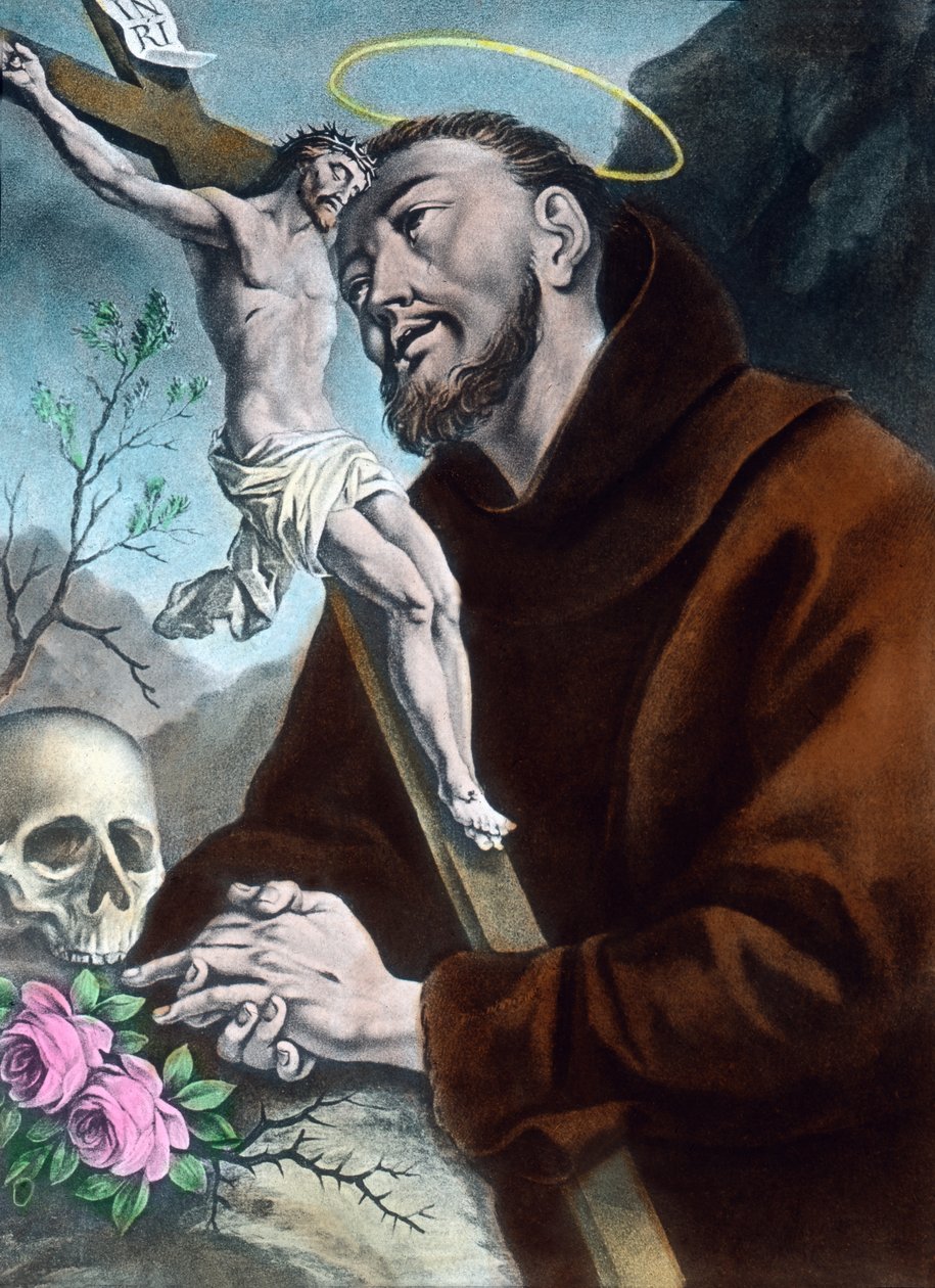 Scene av livet til den hellige Frans av Assisi av Unbekannter Künstler