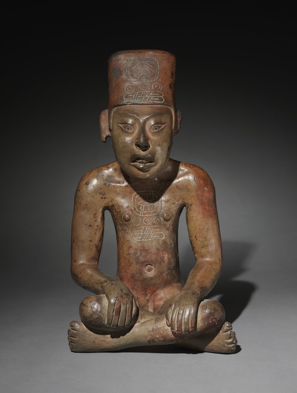 Sittende figur, Oaxaca, 300 f.Kr.-700 e.Kr av Unbekannt