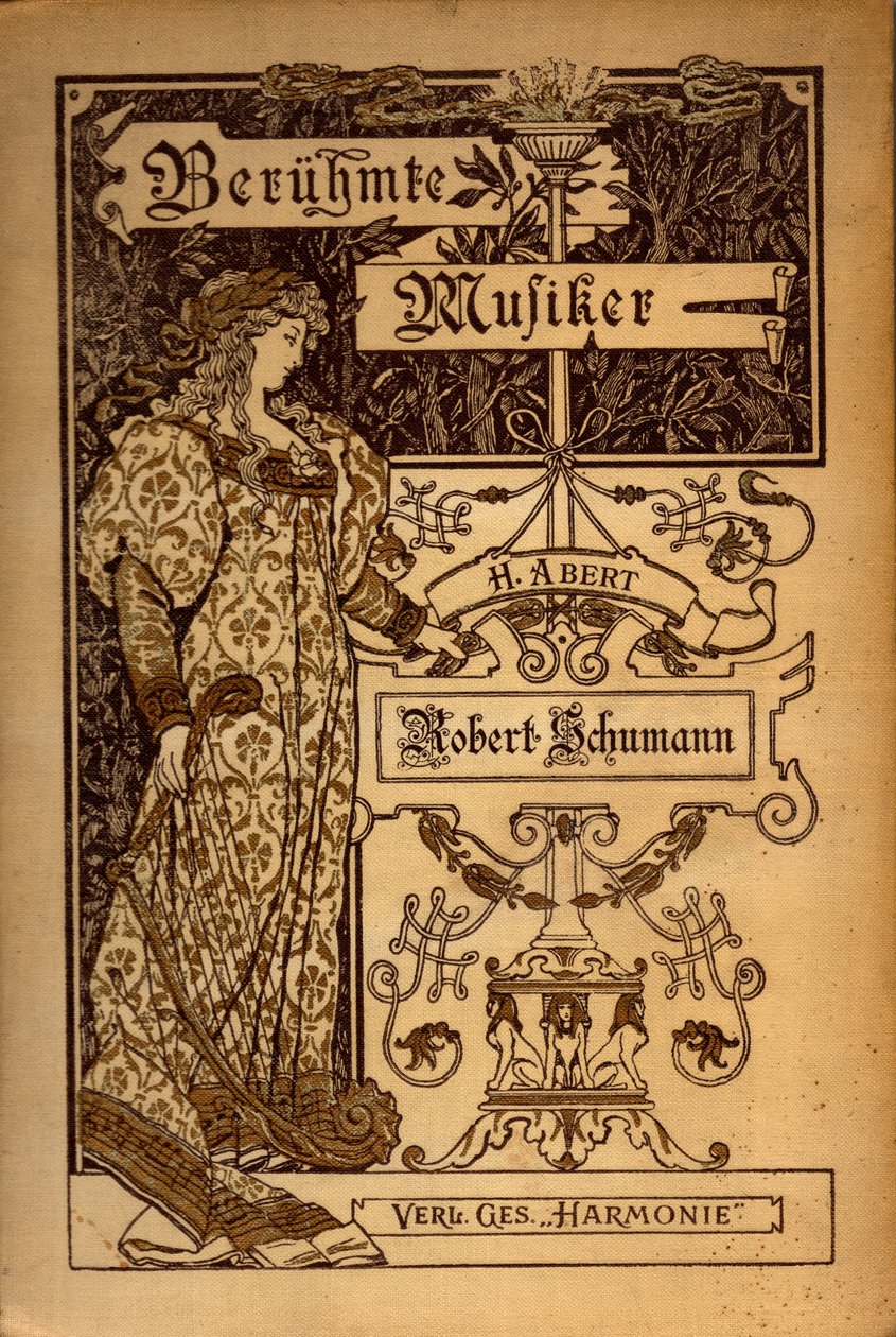 Noter av Robert Schumann (gravering) av William M. Timlin