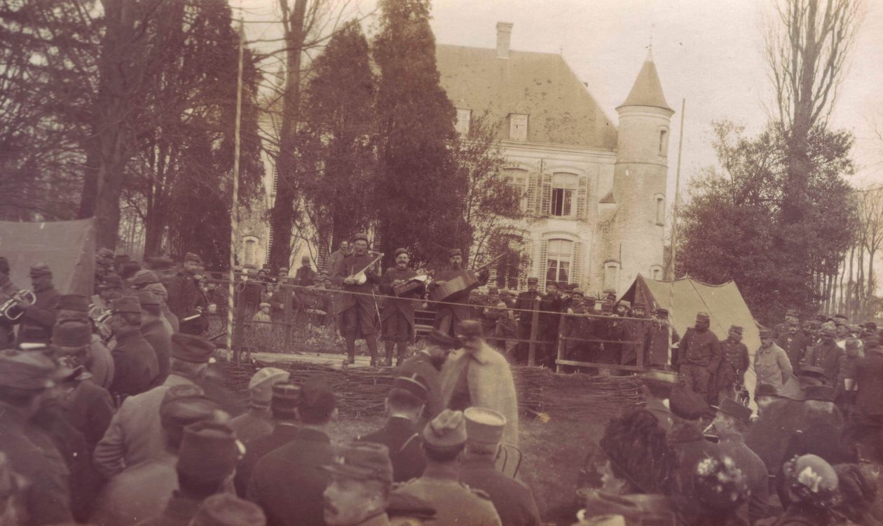 Show gitt av soldater fra den 94. RI-1915 av Unbekannt
