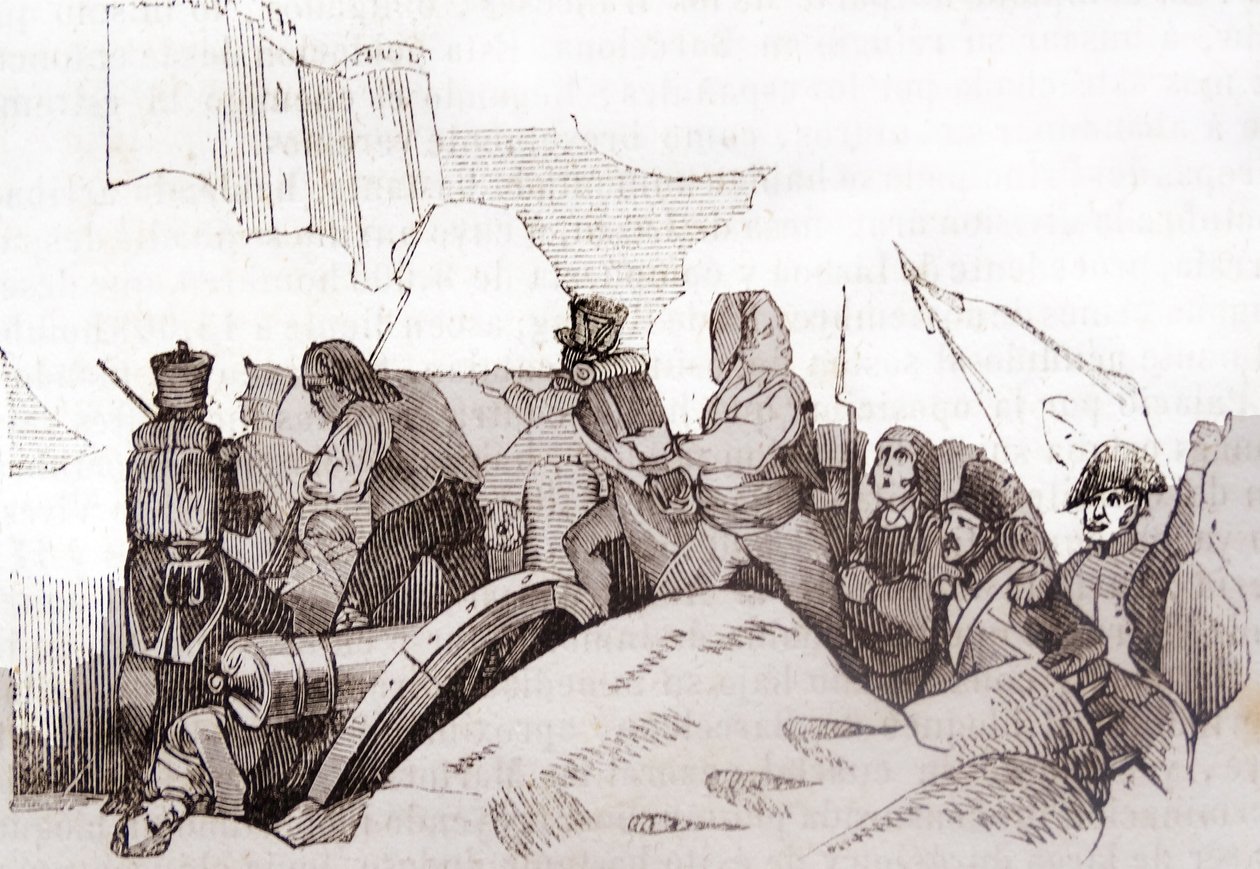 Siege of Roses, Peninsular War av Unbekannter Künstler