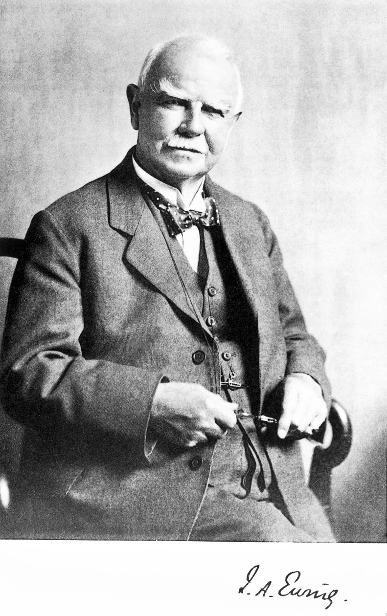 Sir James Alfred Ewing, ingeniør og fysiker, ca 1920-tallet av Unbekannt