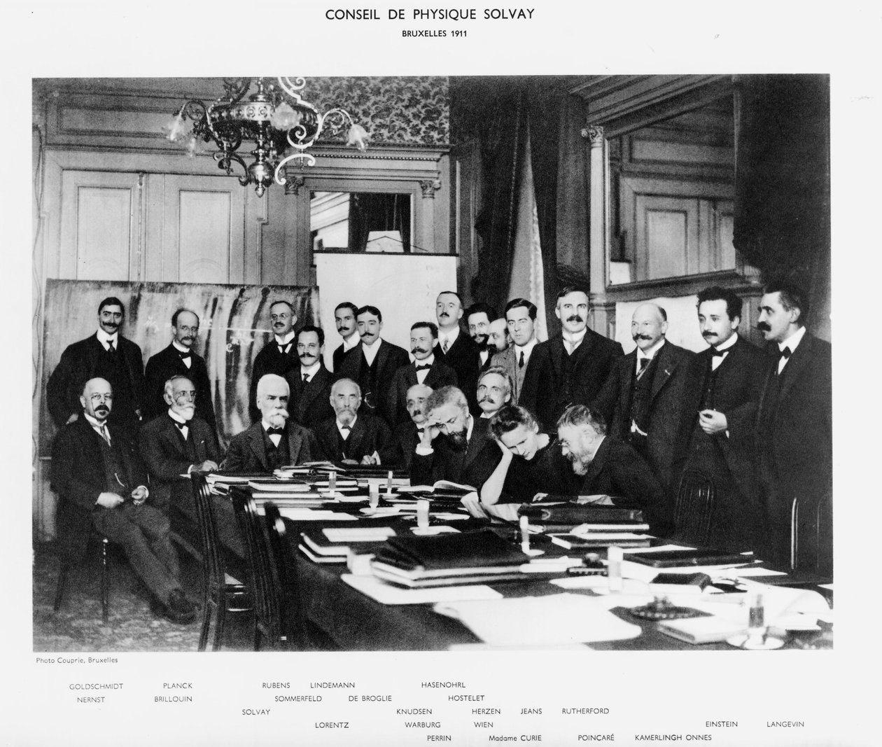 Solvay-konferansen, Brussel av Unbekannt