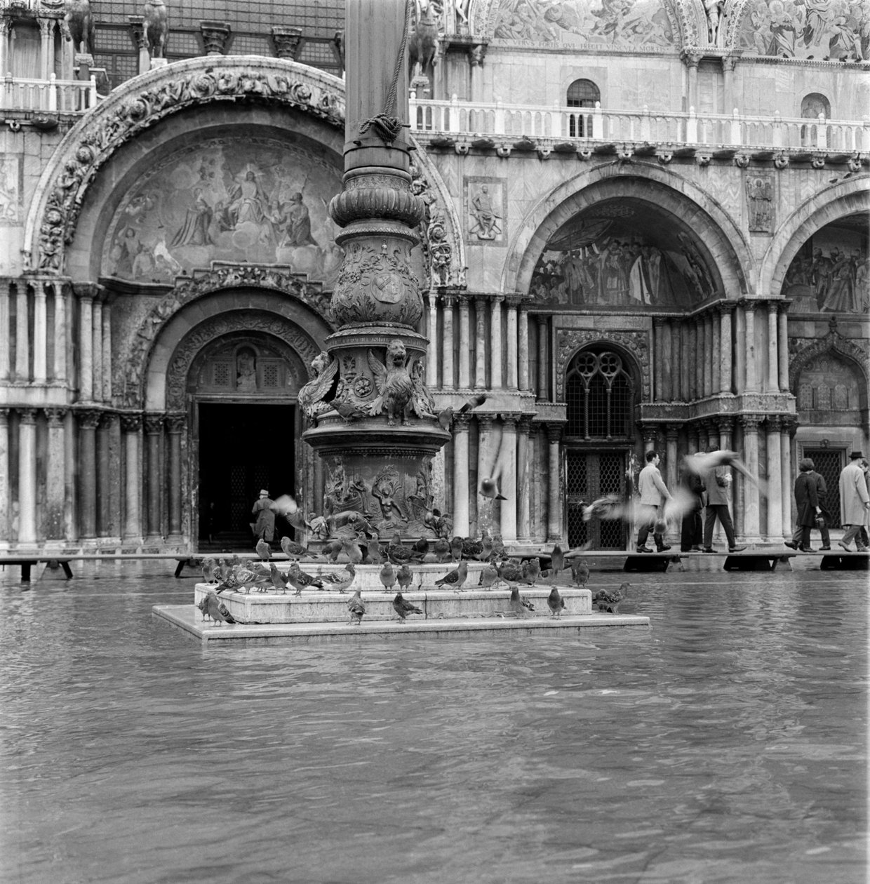 Markusplassen under flommene i Venezia (phenomene de l