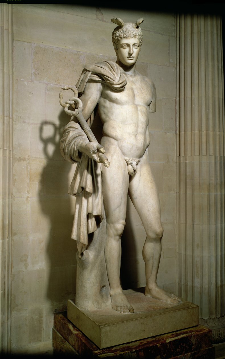 Statue av Hermes (marmor) av Unbekannt