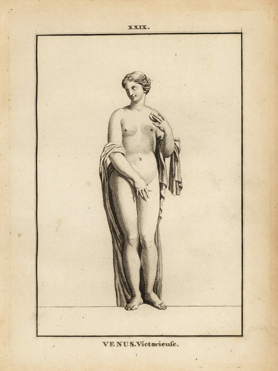 Statue av Venus Victrix, romersk gudinne for kjærlighet, skjønnhet, sex og fruktbarhet av Unbekannt
