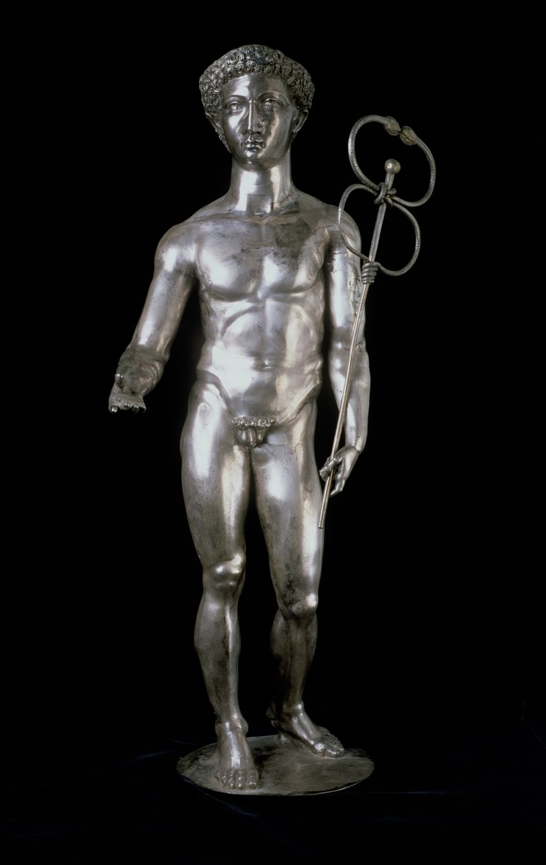 Statuette av Merkur, 2.-3. århundre f.Kr. (sølv) av Unbekannt