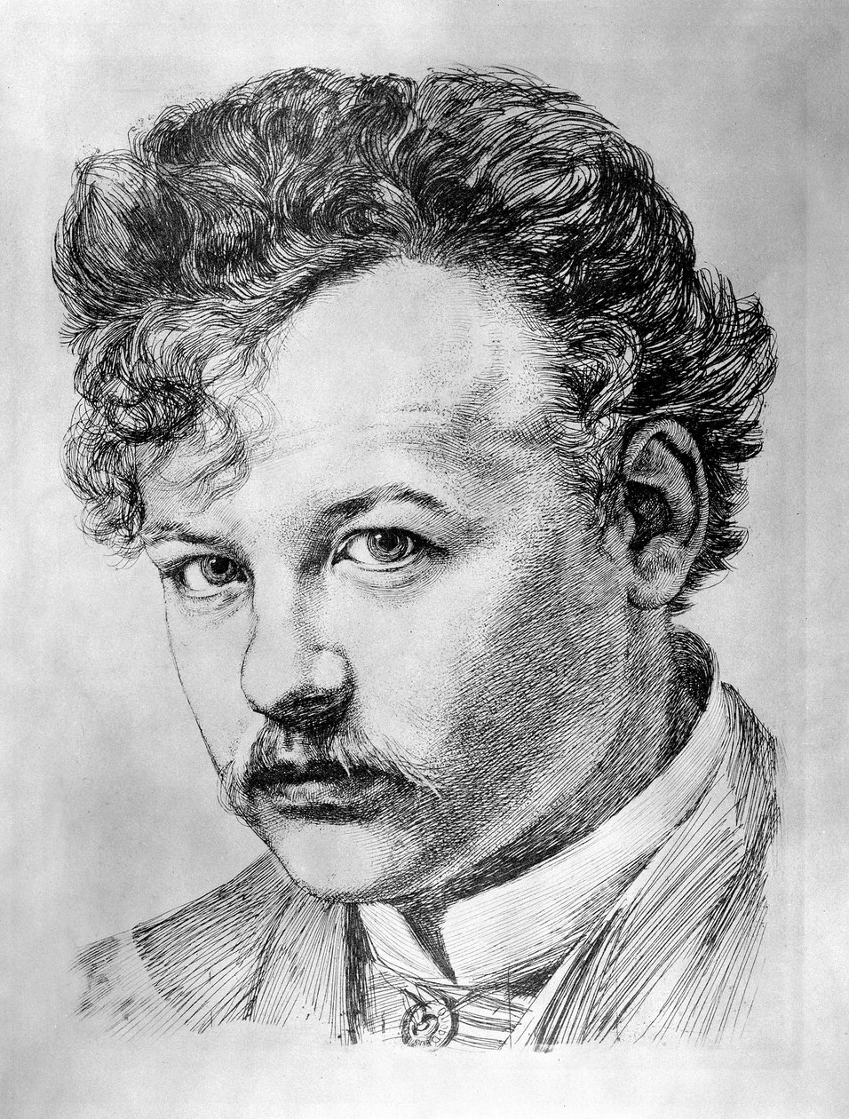 Sveits Kunst Karl Stauffer av Unbekannt